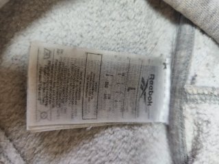 Sudadera Reebok Gris Talla L
