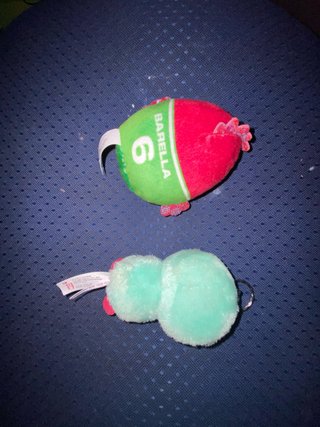 2 Peluches Kawaii Fruta y Animal