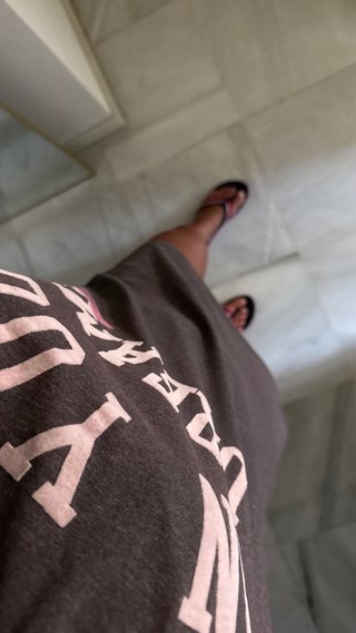 Camisón Primark manga corta gris