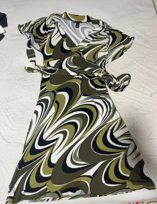 Vestido premamá estampado
