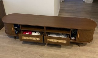 Mobile per TV fino a 70" con 2 cassetti