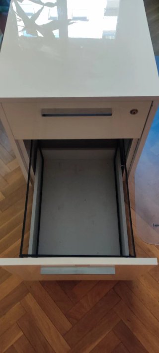 Cajonera Mesa Oficina Blanca