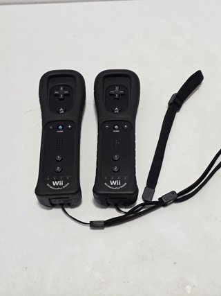 2 mando wii con Motion negro original con funda