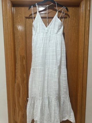 Vestido Zara Blanco Talla M
