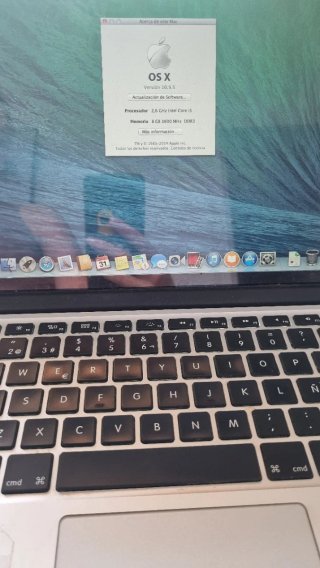 MacBook Pro Retina 13 2013 Plata