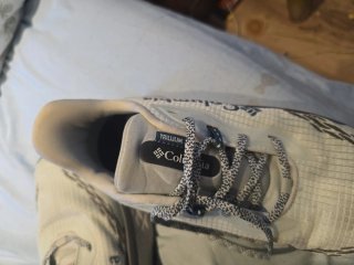 Zapatillas Columbia turquesa y gris