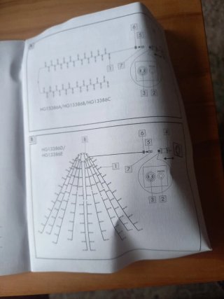 Guirnalda LED Livarno para árbol