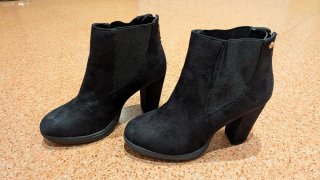 Botines tacón Xti negros - talla 39