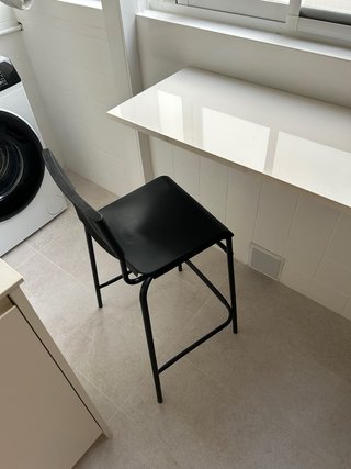 Taburetes Altos Ikea Negros