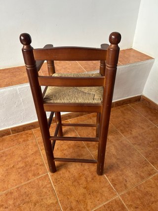 Silla Trona de madera para bebé