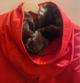 Chaqueta de invierno roja
