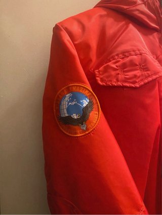 Chaqueta de invierno roja