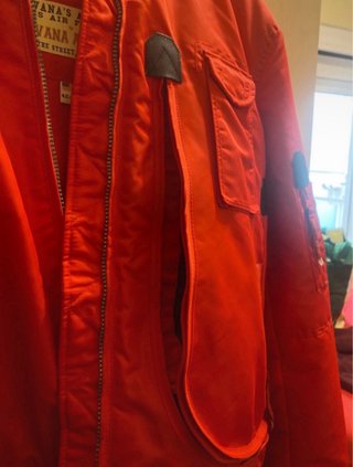Chaqueta de invierno roja
