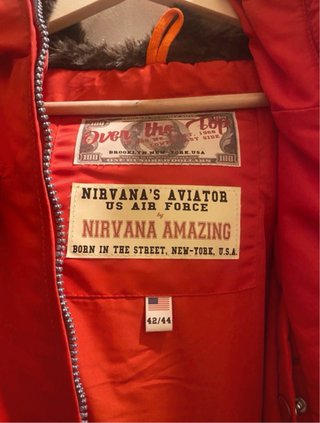 Chaqueta de invierno roja