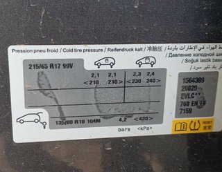 Opel 7j17 llanta grandland business edition 450357