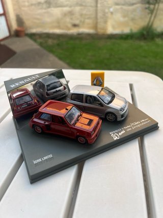 Maqueta Miniaturas Renault 5 Turbo y Clio V6