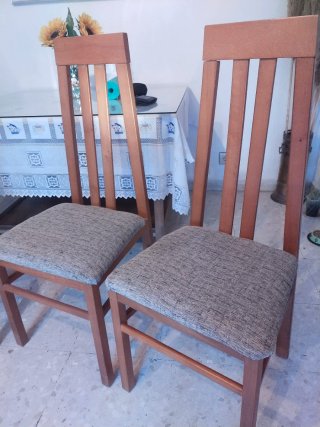 Mesa camilla madera con sillas