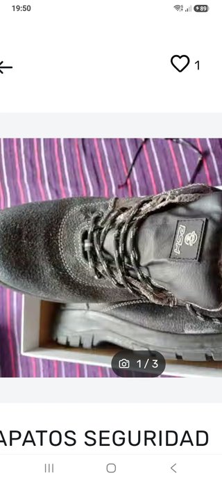 Zapatos de trabajo hombre negros