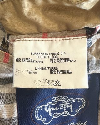 Chaqueta Burberrys vintage Nova Check hombre