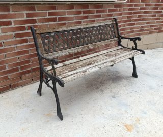 Banco de madera para jardín o terraza
