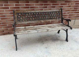 Banco de madera para jardín o terraza