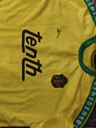 Camiseta Tenth Retro Amarilla y Verde