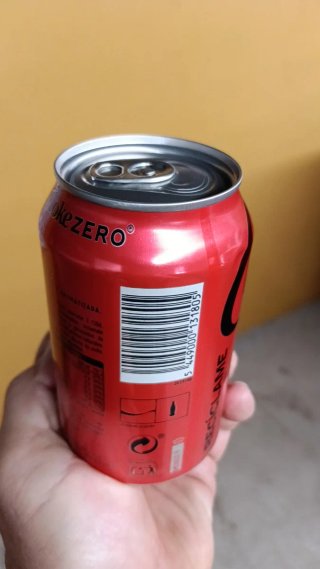 Lata Coca Cola Zero Vacía Sin Abrir
