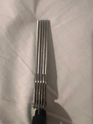Forbici 5 lame acciaio inox