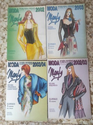 Revistas de figurines moda marfy