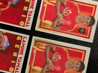 4 x Cromos Lamine Yamal