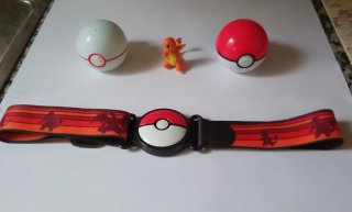 Lote Pokémon: Figura Charmander y Pokébolas