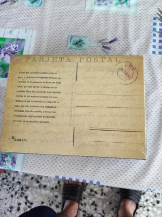 Caja España Tarjeta Postal Correos