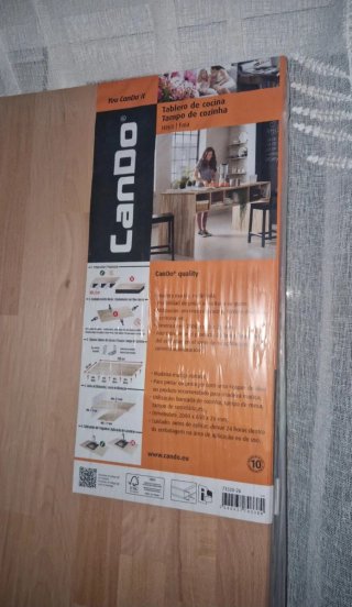 Encimera cocina madera maciza haya 200x65cm