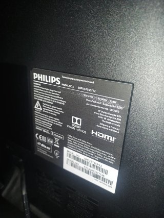 Televisión Philips 58 pus Negra