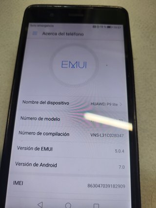 Smartphone Huawei Negro
