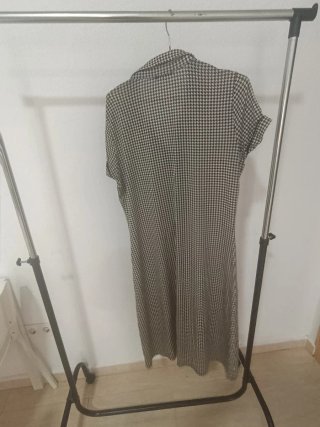 Vestido camisero estampado