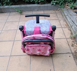 Carrito Tuc Tuc Tive estrellas rosa