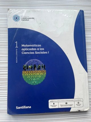 Matemáticas aplicadas a las Ciencias Sociales I...