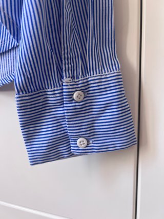 Camisa Bershka rayas azul Talla XS