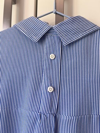 Camisa Bershka rayas azul Talla XS