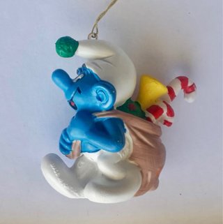 Papa Pitufo Adorno Navideño