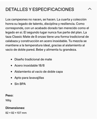 Termo y mate  Stanley Messi Edición Limitada