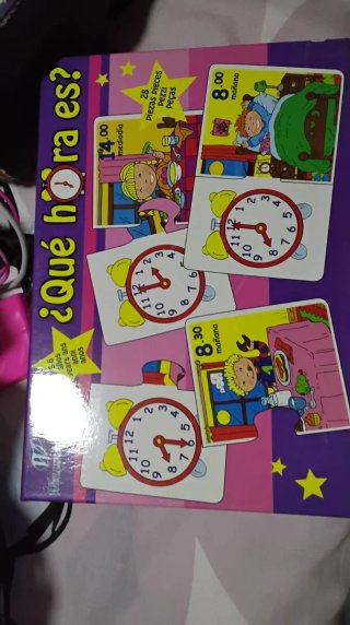 Juego educativo ¿Qué hora es?