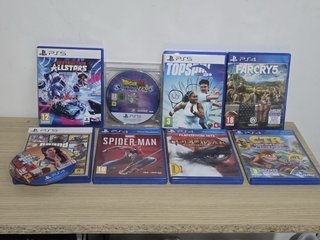 Lote 7 Juegos PS4/PS5