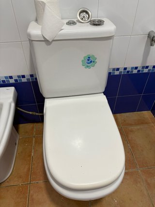 Lavabo, inodoro y bidé Roca
