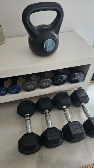 Set Mancuernas y Kettlebell