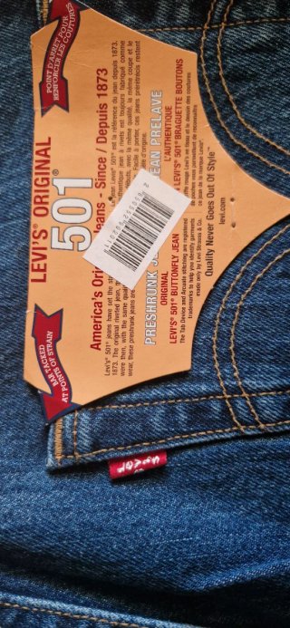 Pantalón Levi's 501 Originales. W32 L32. Nuevos.
