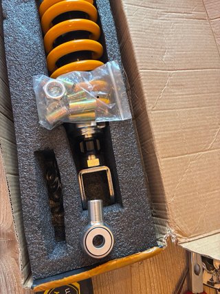 Amortiguador Moto/Quad 310mm Plata/Amarillo