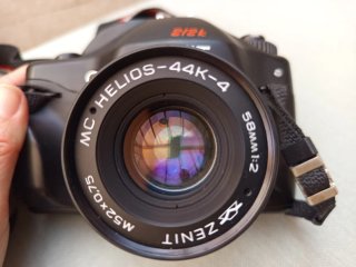 Cámara Zenit Helios 44K-4 58mm f:2