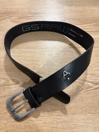 Pack 2 Cinturones G-Star RAW Cuero Negro
